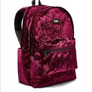 VS PINK Velvet Campus Backpack